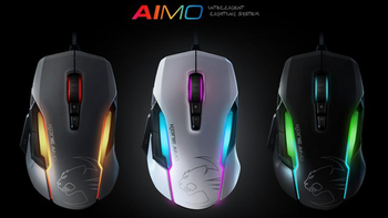 全新设计+AIMO幻彩灯效：ROCCAT 冰豹 发布 KONE AIMO RGB 游戏鼠标