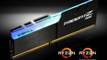 针对AMD Ryzen平台：G.SKILL 芝奇 发布 Trident Z RGB “幻光戟” TZRX系列DDR4内存