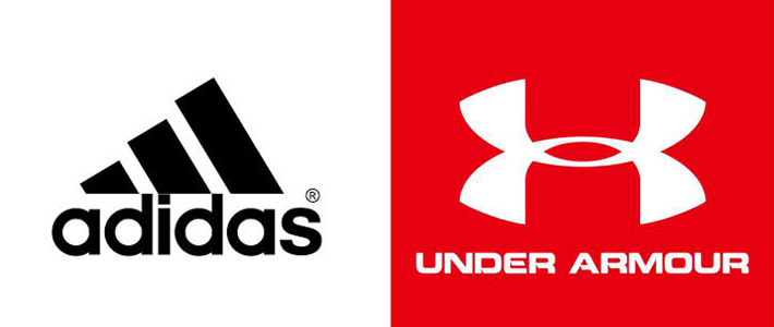 adidas阿迪达斯和under armour安德玛健身跑步运动短裤对比