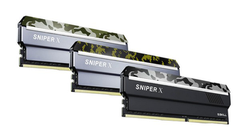 迷彩涂装：G.SKILL 芝奇 发布 新一代 Sniper X系列 DDR4内存