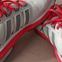 我的本命年红：Adidas 阿迪达斯 Energy Boost 3 运动鞋 中底改色手工记录