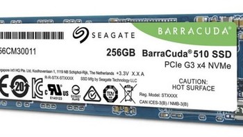 最大2TB、读取3450MB/s：Seagate 希捷 发布 BarraCuda/FireCuda 510 NVMe 固态硬盘