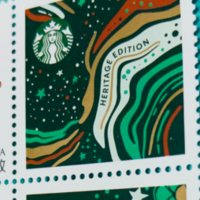 聊聊星巴克 篇十八：星巴克出邮票了？是！星巴克×中国邮政 2020人鱼纪念款邮票套装星礼包