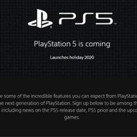 『 PS5 』专门网页现身！想知道 PS5 发行日跟售价 还不手刀注册
