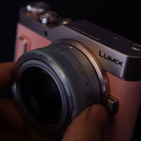 摄影器材 篇十：我的新日本女友！松下gf10 身材小巧，着粉色衣服向大家问好  关联索尼a7m3 佳能相机