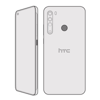 挖孔屏+四摄：HTC Desire 20 Pro 首曝，神似背部指纹版米10