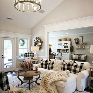 超好看的美式风格的家,装修还有点田园风