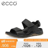 ECCO爱步男鞋夏季平底运动凉鞋沙滩鞋男全速880614黑色8806140100143