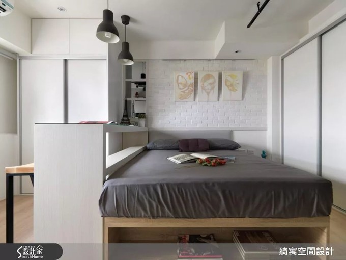 20㎡这样改根本不用买大宅装出一室一厨居然还有书房及衣帽间内附户型