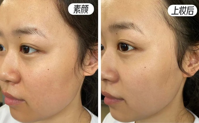 iphone怼脸实测玫珂菲muf水粉霜hd粉底该不该买干油皮对比