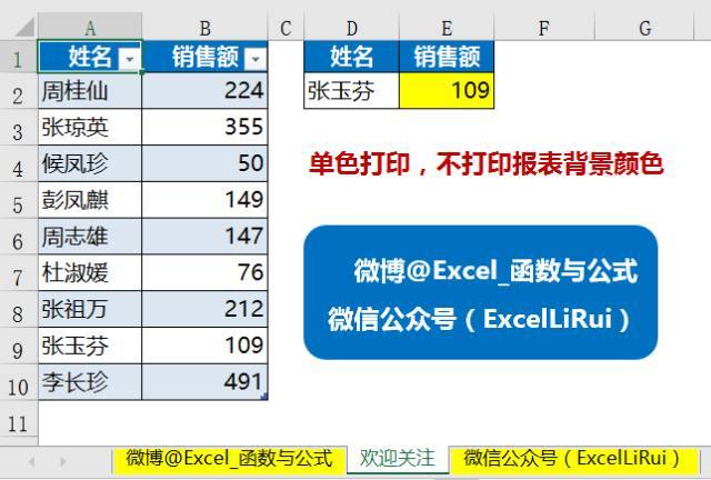 Excel打印技巧大全