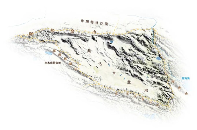 社区首页 旅游出行 国内旅游 文章详情 ▲ 柴达木盆地地形示意图.