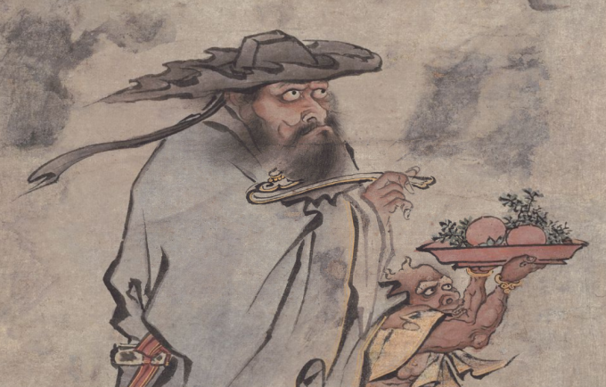 头上插花的汉子运气都不会太差万万没想到苏东坡钟馗竟然是古代的花神