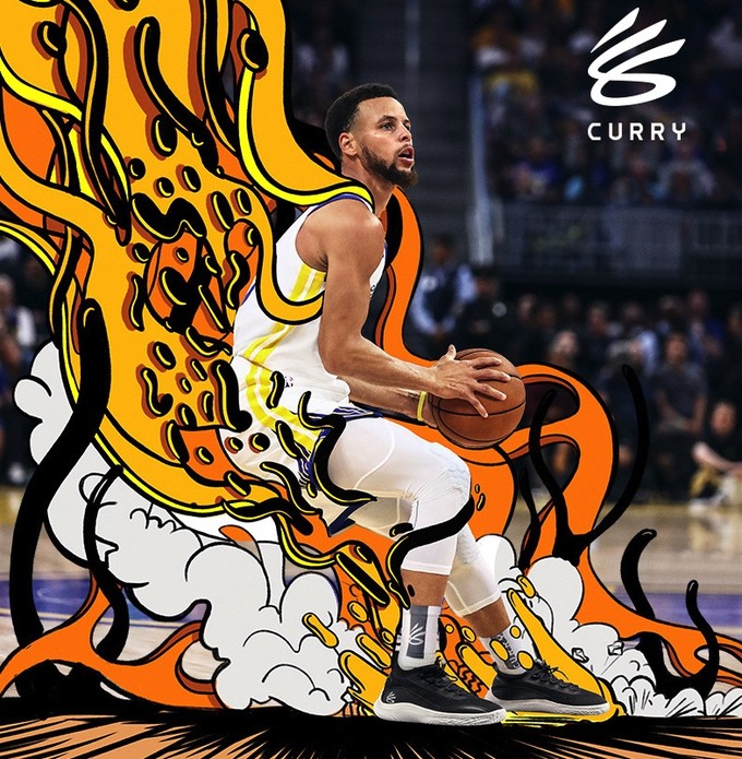 curry子品牌首款产品:ua 安德玛 发售 curry flow 8 库里签名球鞋1399