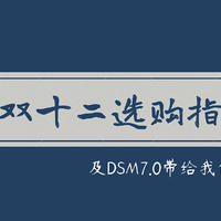 为什么需要NAS？双12群晖NAS选购指南及DSM7.0带给我什么