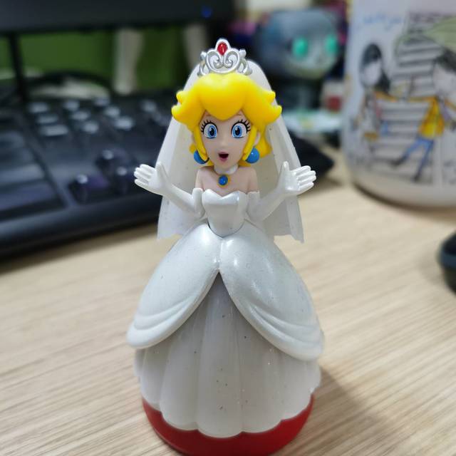 nintendo任天堂amiibo系列国行桃花公主婚礼造型