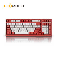 利奥博德LeopoldFC980MOE加厚PBT二色成型键帽98键紧凑型机械键盘NiceDay【OE】红轴