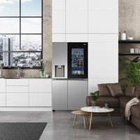 LG将在CES 2021展示最新的InstaView冰箱：更大透明面板+语音控制