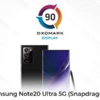 DXOMark公布Galaxy Note20 Ultra 5G（骁龙版）屏幕成绩，高达90分