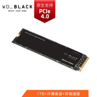 西部数据（WesternDigital）1TBSSD固态硬盘PCIeGen4技术WD_BLACKSN850NVMeSSD炸裂速度