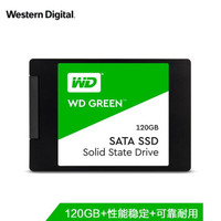 西部数据（WD）120GBSSD固态硬盘SATA3.0接口Green系列-SSD日常家用普及版｜三年质保