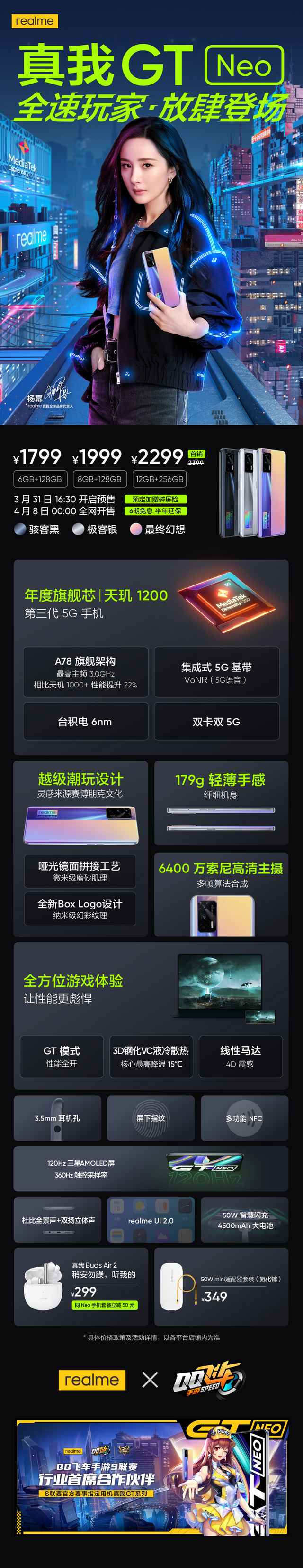 realme真我gtneo5g手机12gb256gb版