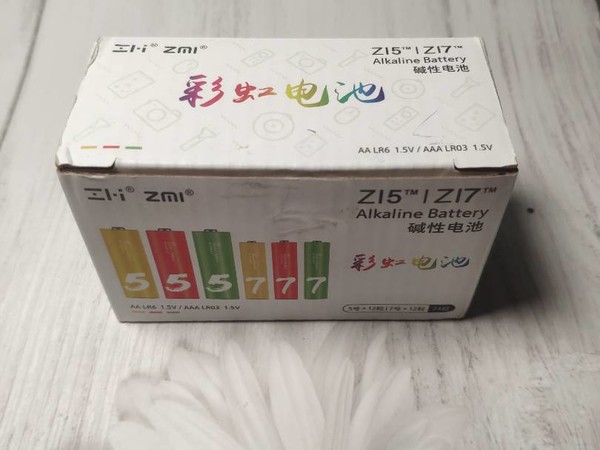 紫米电池_zmi 紫米 碱性电池 5号12粒 7号12粒 1.5v多少钱-什么值得买