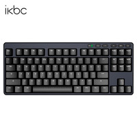 ikbc机械键盘S200蓝牙无线87粉色电脑笔记本办公自营S200黑色2.4G+蓝牙双模87键红轴