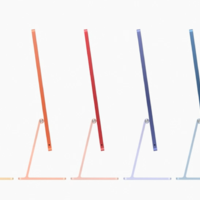 苹果发布新款 iMac，全新设计，绚丽7色可选，升级M1处理器，搭4.5K视网膜屏