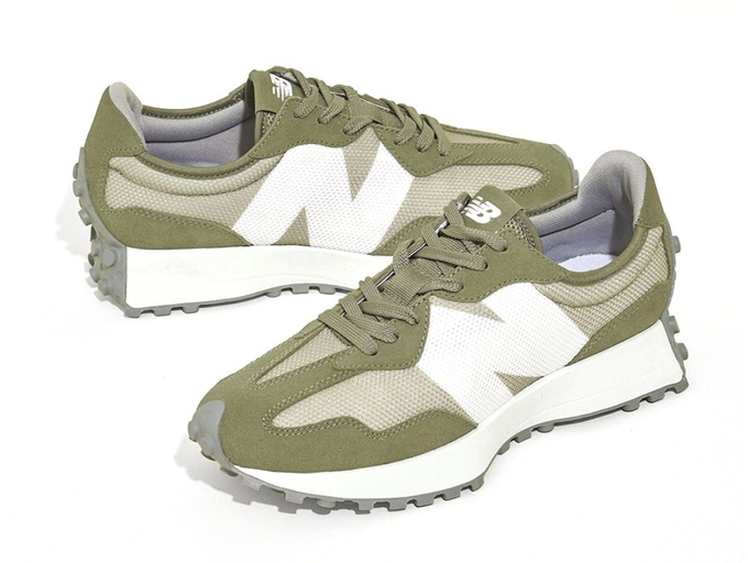 beautyyouth推出全新newbalance327olive全新配色