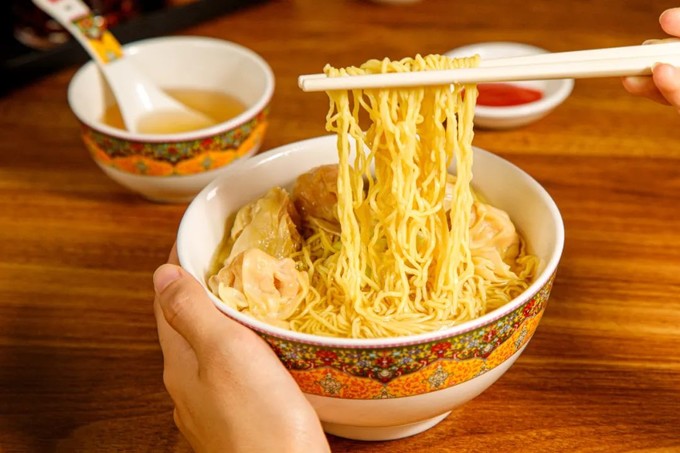 蔡澜连续题字十几幅的竹升面就是广州味道吗