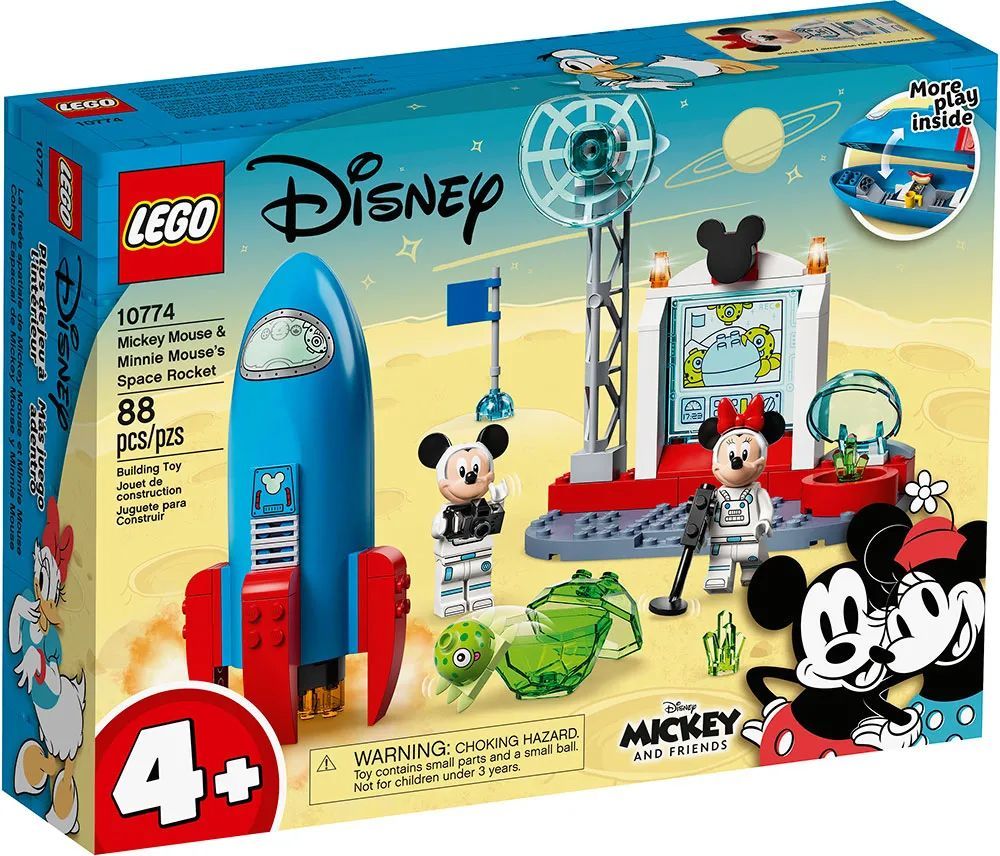 mickey mouse minnie mouse's space rocket(10774)国内售价:199元