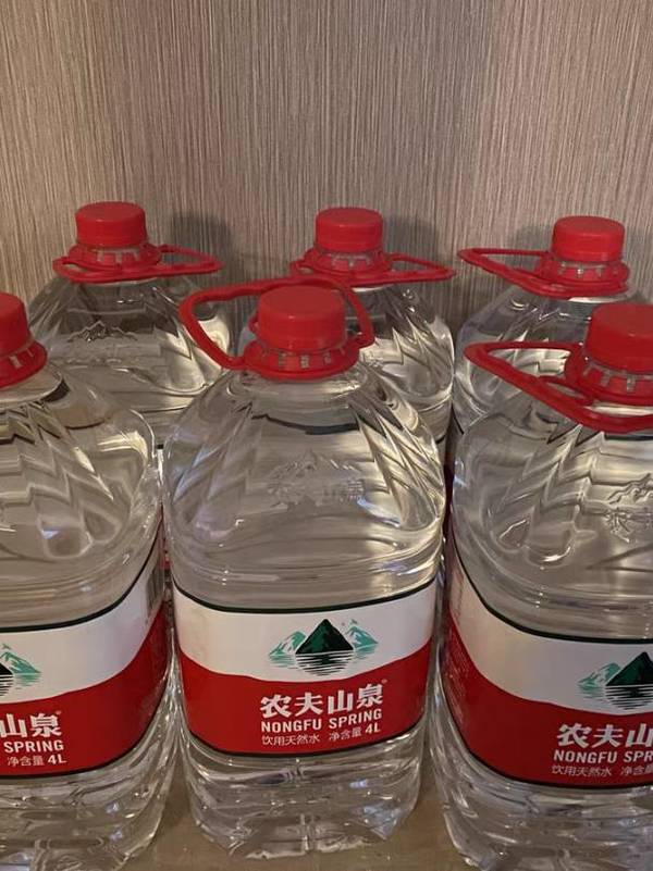 农夫山泉饮用天然水4l6桶箱2箱优质天然水源