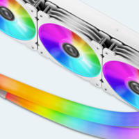 RGB無處不在：喬思伯發布光影PLUS系列水冷，連管道也有RGB了
