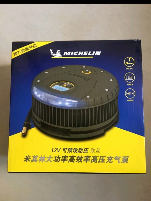 plus会员michelin米其林12259车载充气泵