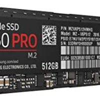 Samsung三星960PRO系列NVMeM.2内置式固态硬盘SSD（MZ-V6P1T0BW）512GB