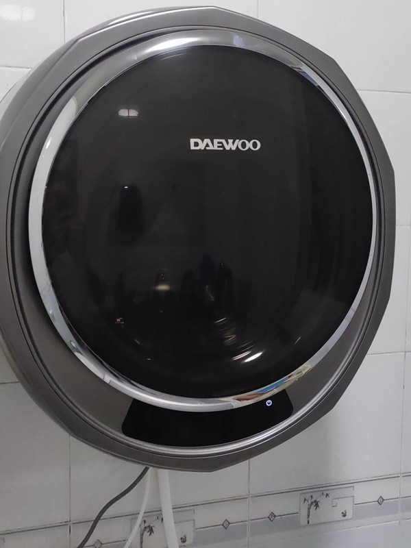 daewoo大宇dybgx06迷你壁挂洗衣机3kg极光银