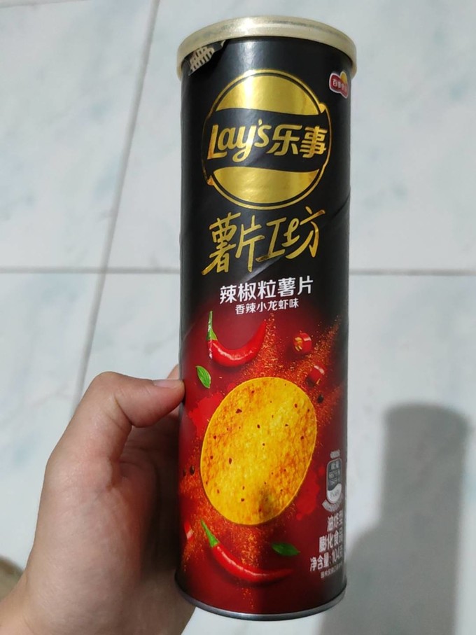 乐事新口味薯片之香辣小龙虾