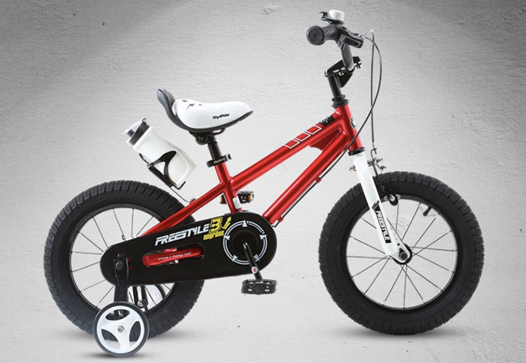 儿童自行车 文章详情 这款儿童自行车采用的是迪卡侬的专利小手刹车