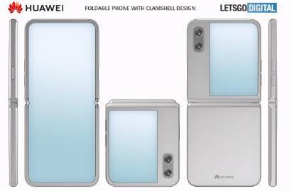 传华为全新折叠屏手机类似三星galaxyzfold3于12月份发布