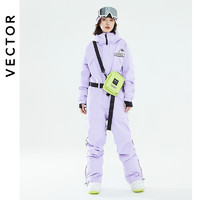 VECTOR2021冬季成人连体滑雪服男女滑雪大pro范保暖户外滑雪装备