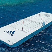 Adidas做了個漂浮網球場？蘋果前首席設計師看了都說不錯