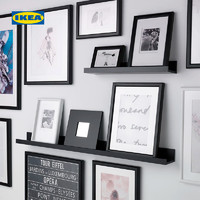 IKEA宜家莫兰达壁式图片架115厘米黑色白色