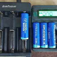 德力普3400mWh 5号充电锂电池实际放电测试
