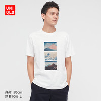 优衣库 男装/女装 (UT) Hokusai Fuji印花T恤(短袖) 442281