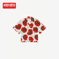 KENZO22春夏新品女士POPPY花朵系列夏威夷口袋衬衫FC52CH071CE0