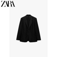 ZARA夏季新款男装棉亚麻混纺西装外套9621813800