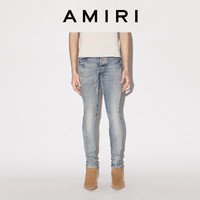 AMIRI2022春夏新品男装系列棉质混纺弹力修身牛仔裤