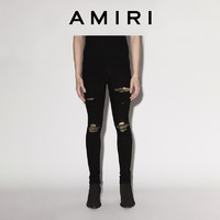 【限时甄选】AMIRI2022春夏男装系列棉质混纺弹力修身牛仔裤