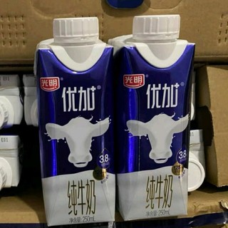 bright光明优加38蛋白质纯牛奶250ml10瓶梦幻盖